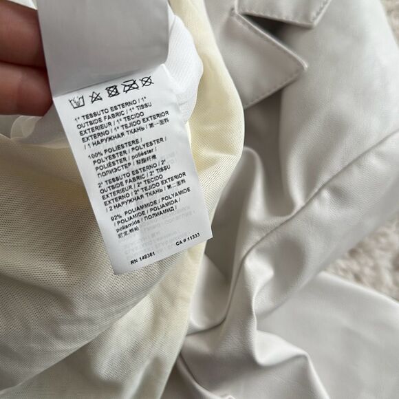 PINKO Dedicato 3 Bodysuit in White Made in Italy Size 6 US - Picture 10 of 13